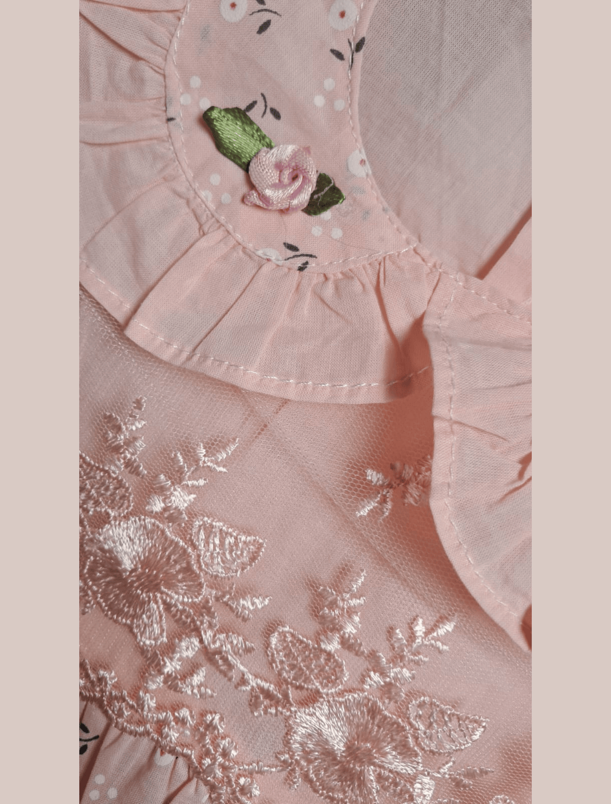 whisperingpoppers summer frocks Pastel Pink Hues Lawn Frock-girl age 9 month-1.5 year  peterpan coller detail showing in picture.  perfect to wear in pakistan in hot long summer day .modest fashion.comfortable breathable fabric