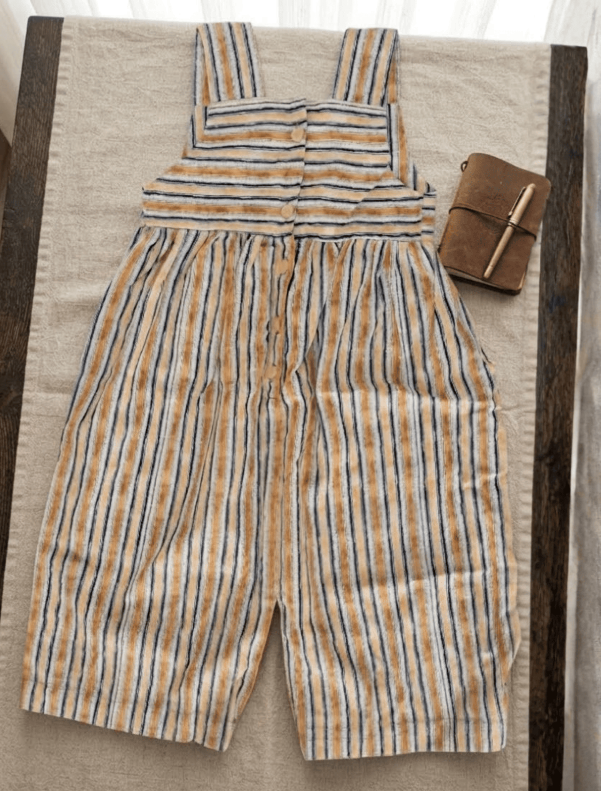 whisperingpoppers summer frocks Mustard Yellow Striped lawn Jumpsuit — Baby Girls 1.5 to 2 Years Mustard Yellow Striped lawn Jumpsuit — Baby Girls 1.5 to 2 Years