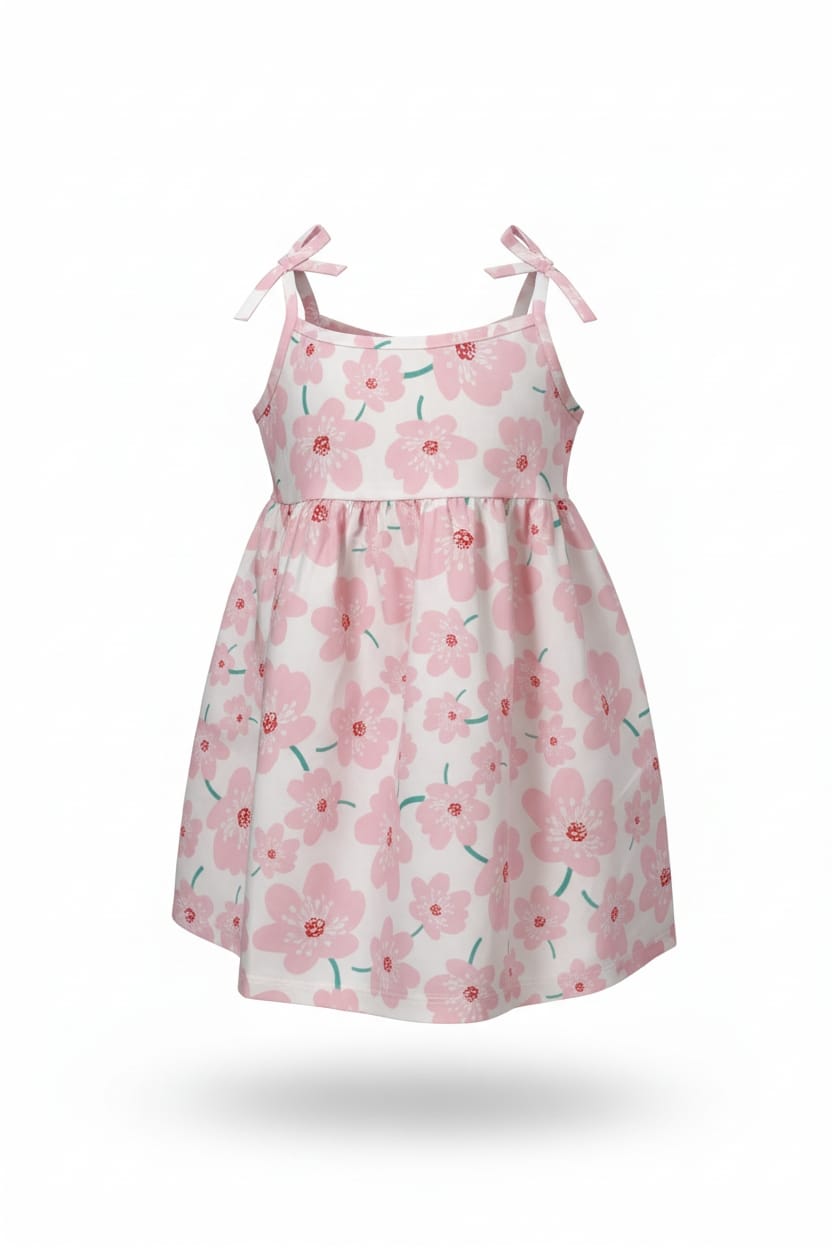 baby pink frock
