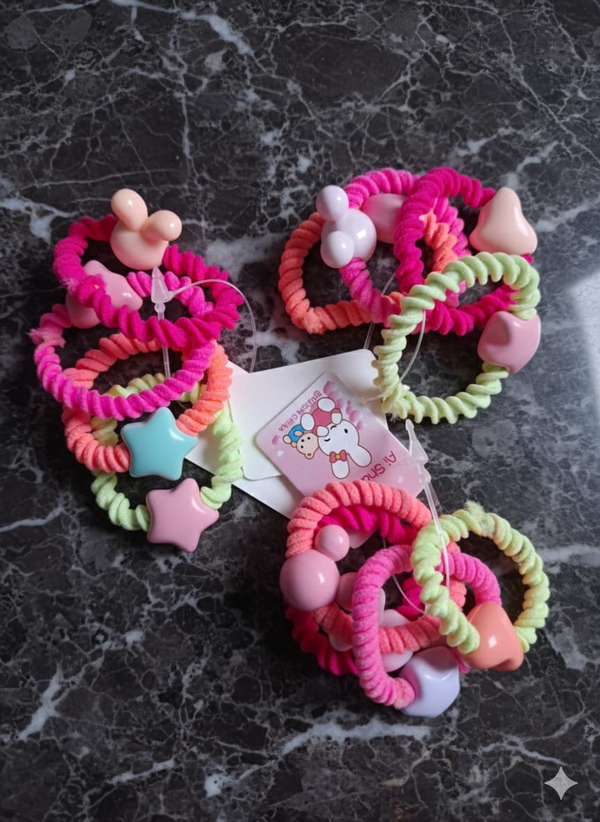 ponytails/rubberband