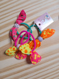 whisperingpoppers hair pins Rabbit Ear Shape Multicolor Rubberband (4 rubberbands per set) Rabbit Ear Shape Multicolor Rubberband (4 rubberbands per set)