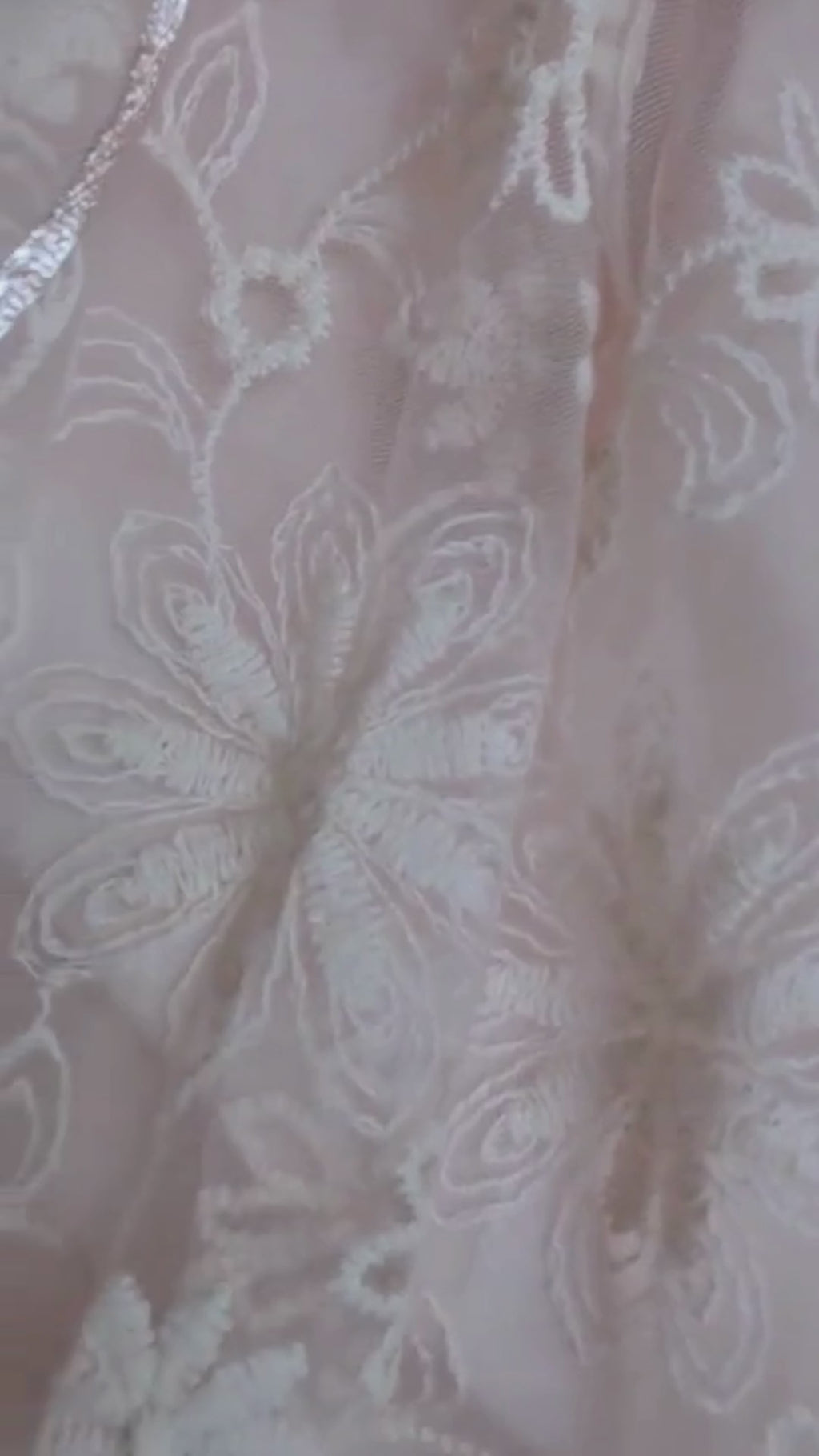 Blush Pink Lace Net Party Frock with Tiered Tulle Skirt & Bow — Girls 3 to 8 Years