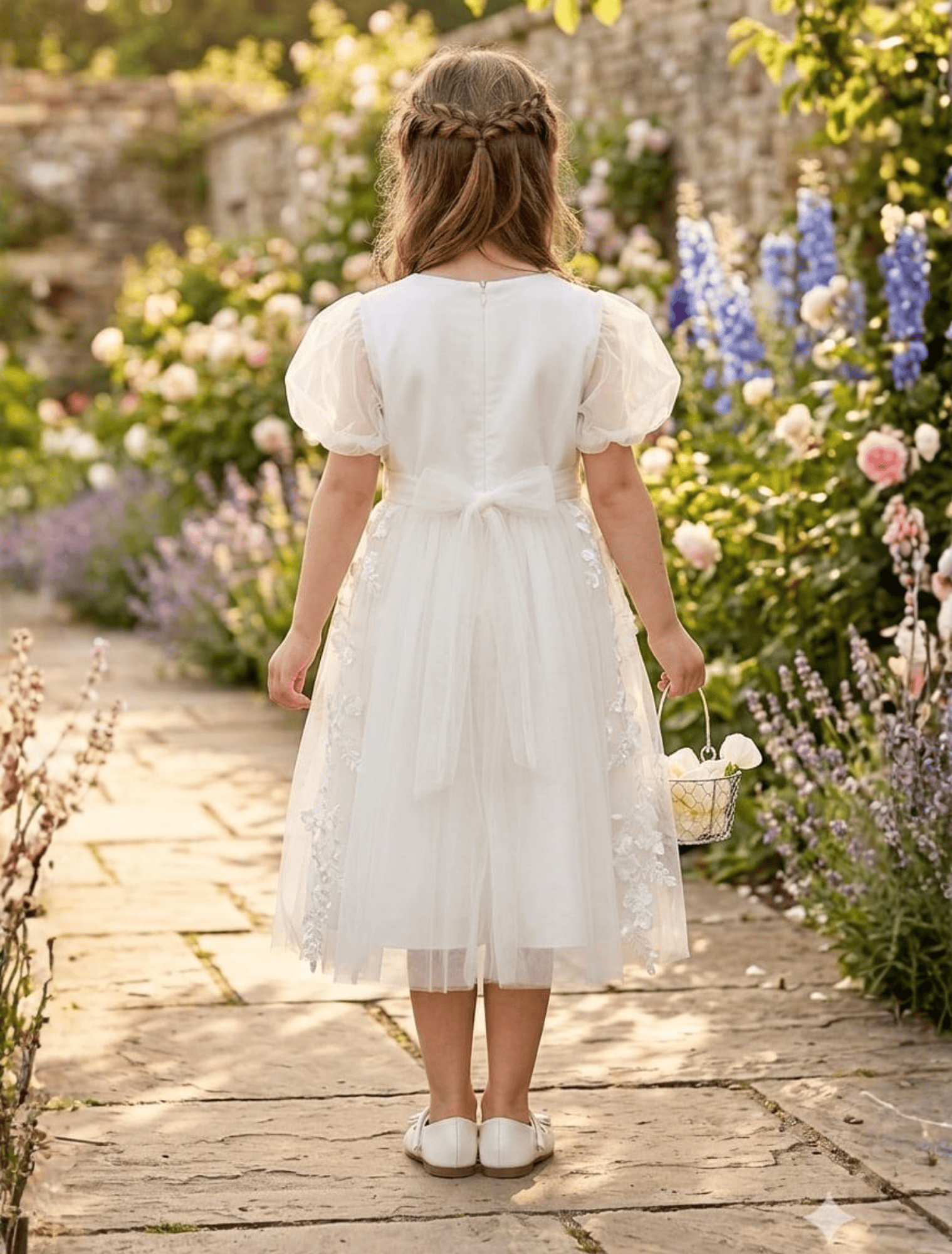 whisperingpoppers summer frocks ivory/pink soft net with lawn iner linning fancy frock for  girl age 3 to8 year ivory/pink soft net with lawn iner linning fancy frock for  girl age 3 to8 year